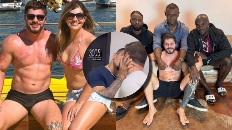 Luiz chegou a 'fazer a alegria' de sete homens ao mesmo tempo, enquanto a esposa assistia