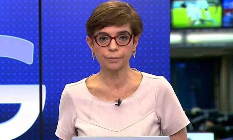 Renata Lo Prete entrou ao vivo na TV Globo durante o intervalo de Travessia