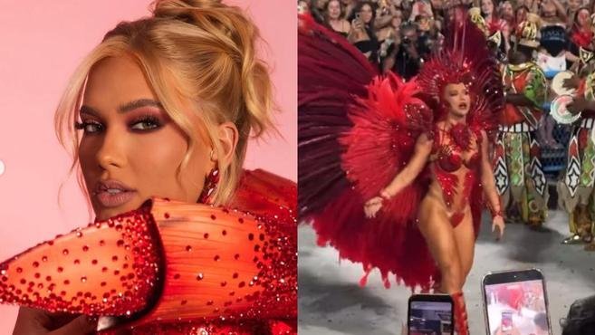 Virginia interrompe desfile e motivo gera revolta em torcida da Grande Rio