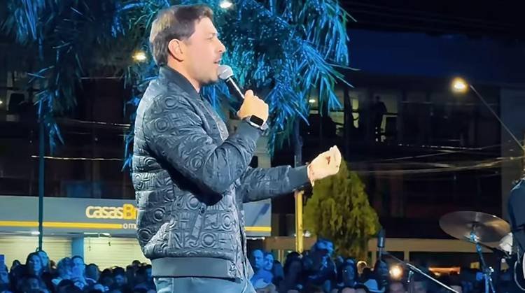 Caio Afiune marca presen�a na grava��o do DVD de Israel & Rodolffo