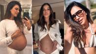 Atriz, que espera o primeiro filho com Juca Diniz, contou aos seguidores que o bebê deve chegar no fim de dezembro e explicou sua preferência sobre o parto