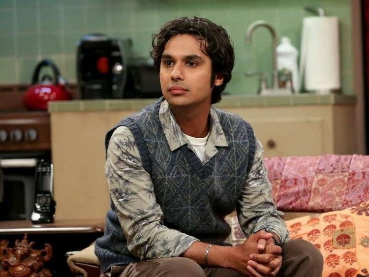 Kunal Nayyar como Raj em The Big Bang Theory