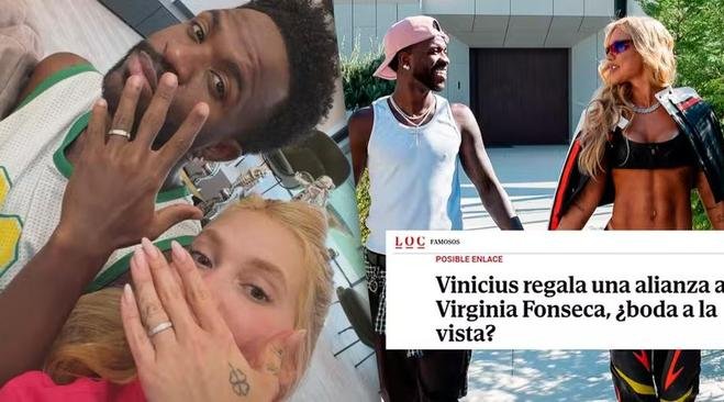 Aliança de Virginia e Vini Jr. viraliza na mídia internacional: 'Casamento'