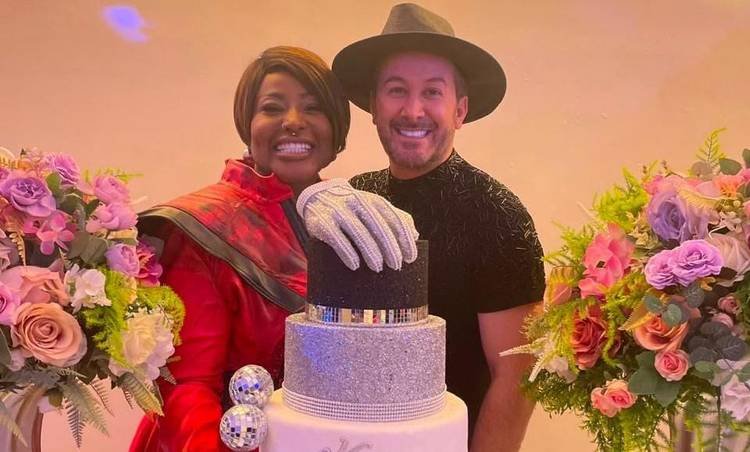Douglas Volpy cria bolo para Vanessa Jackson com tema de Michael