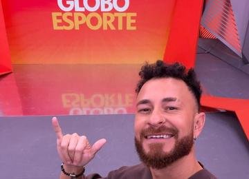 Fred Bruno volta ao trabalho após tiro de raspão e faz desabafo na Globo