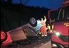 Motorista � resgatado ap�s capotamento na BR-381, em Caet�