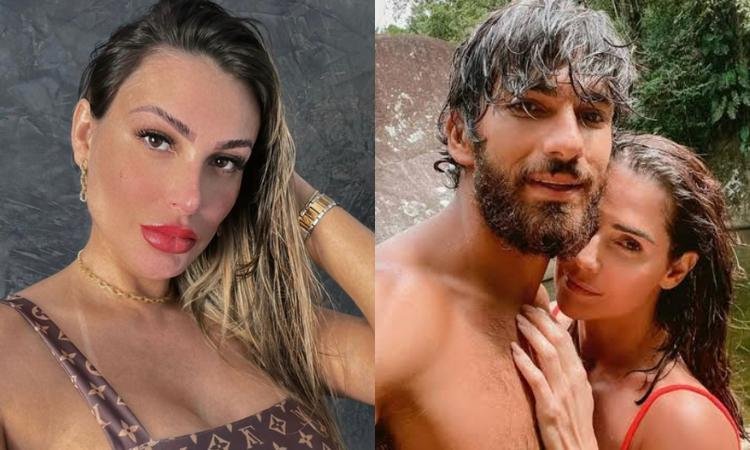 Andressa Urach faz convite ousado para Deborah Secco e o marido Hugo Moura