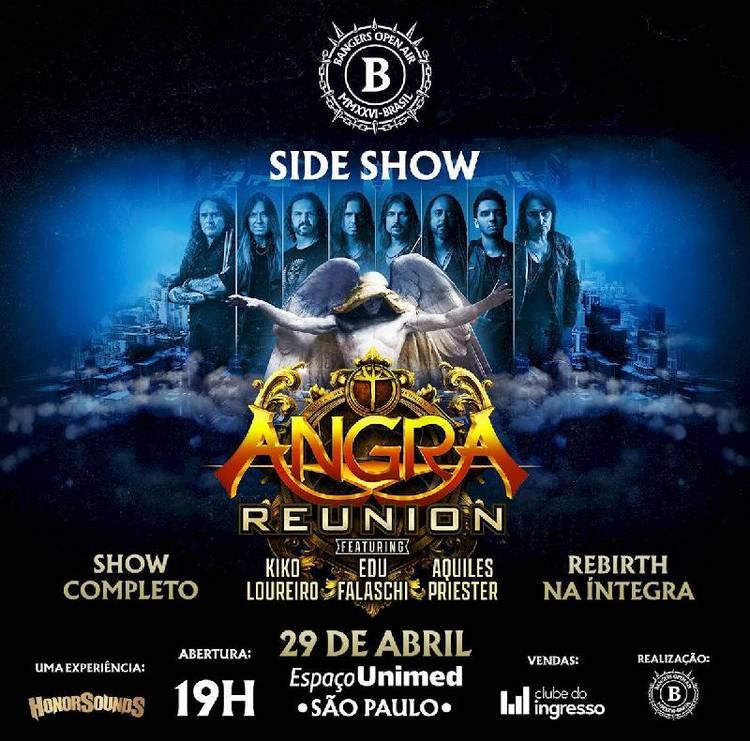 Angra anuncia show hist�rico em S�o Paulo com reprodu��o de 'Rebirth' na �ntegra