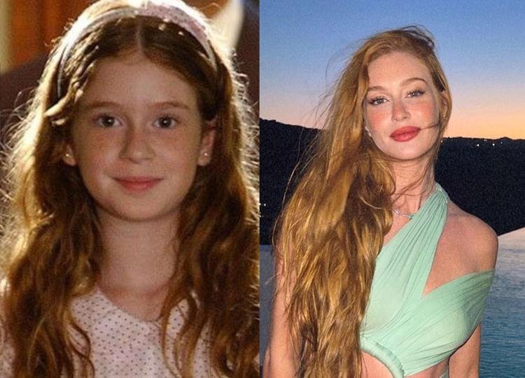 Montagem de fotos Marina Ruy Barbosa