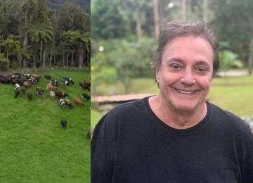 Fábio Jr. tem fazenda milionária no interior de SP com lago e cavalos