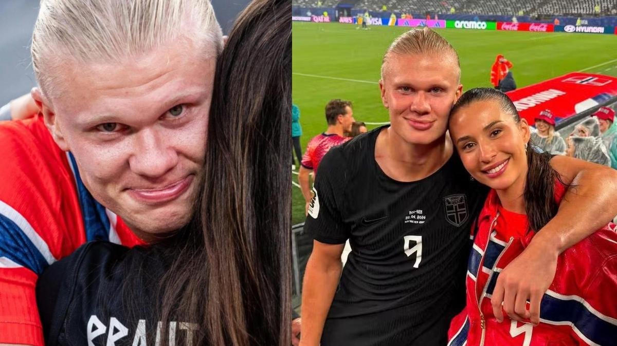 Esposa de Haaland recebe invasão de brasileiros nas redes após eliminação