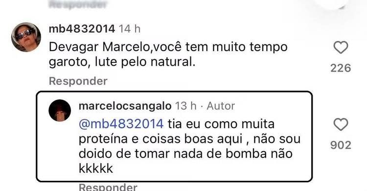 Marcelo Sangalo falou sobre a rotina fitness