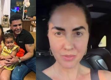 Graciele Lacerda revela como filhas de Zezé Di Camargo tratam Clara