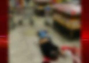 V�deo muito forte: homem executado a tiros em supermercado