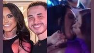 Inimigas dançaram agarradinhas na madrugada e protagonizaram beijão de língua na emissora de Edir Macedo