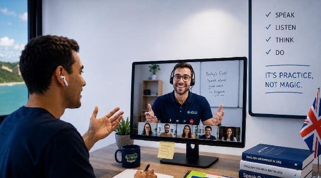 Contra a onda dos apps, curso de inglês aposta no professor
