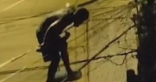 Ladr�o de fio equilibrista ataca em BH