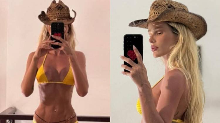 Atriz compartilhou os cliques nesta sexta-feira (12) em suas redes sociais