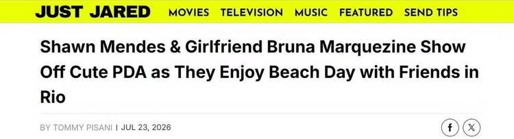 Bruna Marquezine e Shawn Mendes 