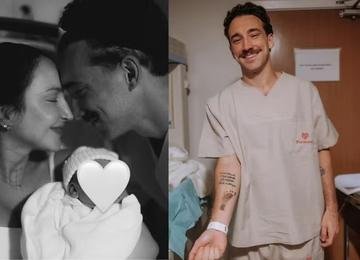 Nasce primeira filha de Léo Ortiz e Maitê Lo Sardo; jogador faz tatuagem