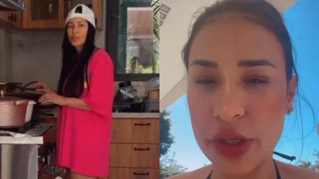 Olha ela! Ap�s sumi�o, Simaria curte f�rias ao lado da irm�, Simone Mendes