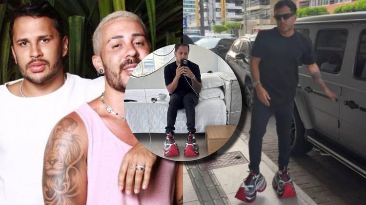 Lucas Guimar�es � criticado ap�s exibir t�nis ex�tico nas redes sociais