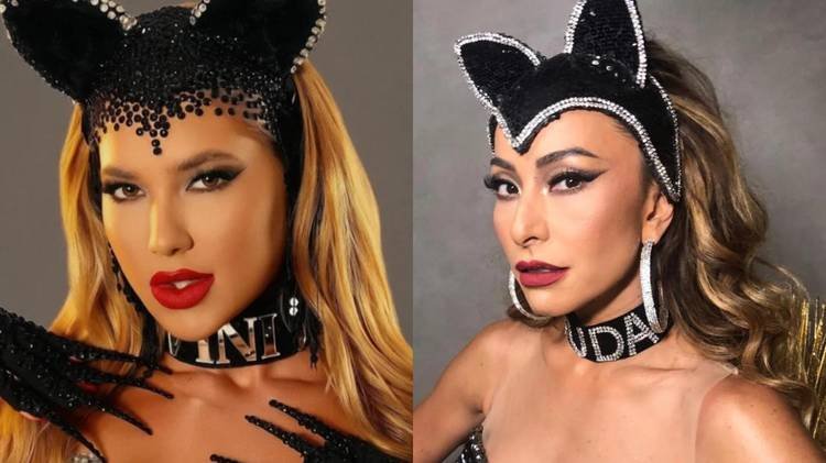 Relembre as famosas que j� recriaram o look usado por Luma Oliveira no final dos anos 90