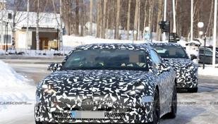 Novo Mercedes-AMG GT el�trico � flagrado com componentes in�ditos