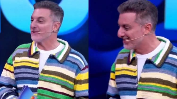 Luciano Huck aparece com blusa de croch�