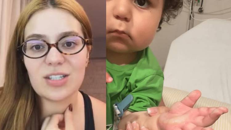 Viih Tube compartilha drama de ansiedade ap�s filho sofrer queimadura