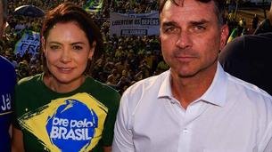 Michelle Bolsonaro comenta sobre candidatura de Flvio  Presidncia - foto: Wilton Junior/Estado Contedo