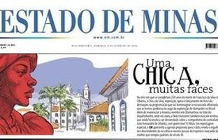 Confira a capa do Estado de Minas do dia 08/02/2026