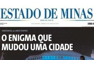 Confira a capa do Estado de Minas do dia 18/01/2026