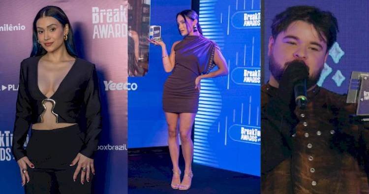 BreakTudo Awards 2025: UNNA X, Eva Pacheco e Boy Marinho est�o entre os vencedores. Veja a lista