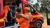 Homem � abandonado em mata e passa quatro dias bebendo �gua suja em Minas - foto: Divulga��o/CBMMG