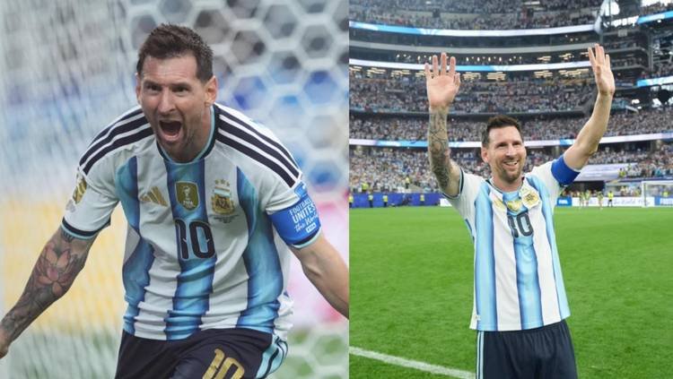 Messi em campo