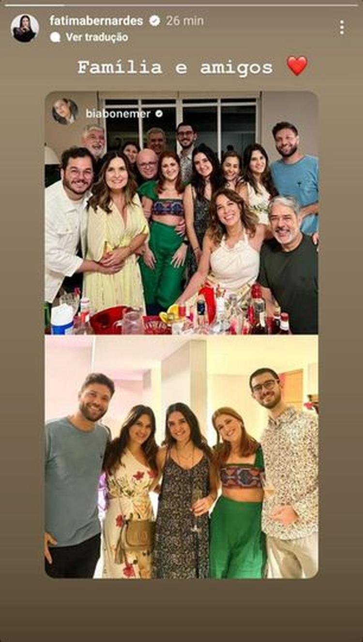 Stories do Instagram de F�tima Bernardes