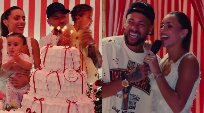 Festa de Bruna Biancardi viraliza com show de Dilsinho e Neymar cantando
