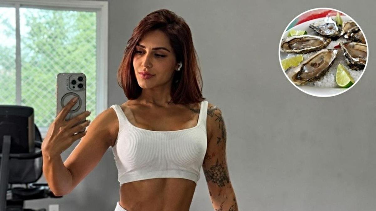 Influenciadora revela dieta para aumentar a libido: '50 ostras por semana'