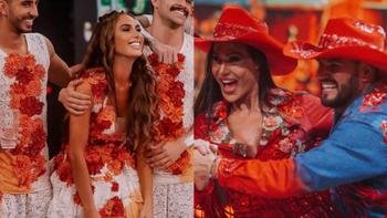 As famosas estariam sem se falar nos bastidores do 'Doming�o com Huck', onde o quadro � exibido