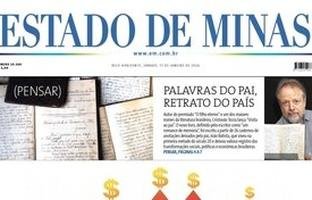 Confira a capa do Estado de Minas do dia 17/01/2026