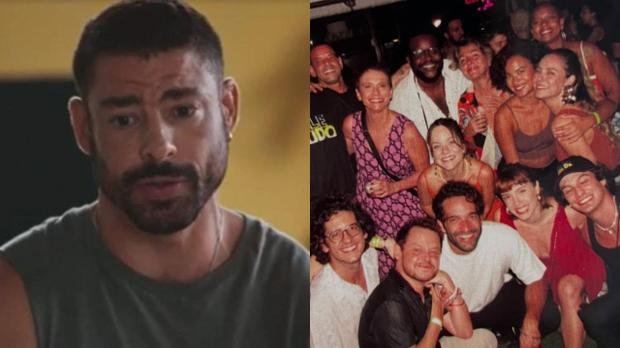 Cau� Reymond fica de fora de 'festinha priv�' do elenco de Vale Tudo