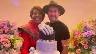 Douglas Volpy cria bolo para Vanessa Jackson com tema de Michael; veja aqui