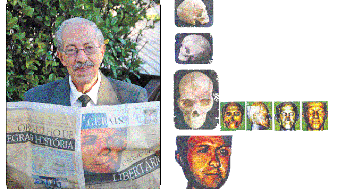 Tecnologia para reconstituir  uma face da Inconfid�ncia