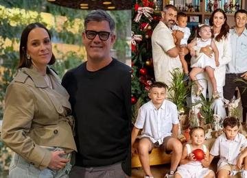 Juliano Cazarré anuncia sétimo filho com a esposa no dia do aniversário