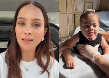 Filha de Juliano Cazarré sofre convulsões e mulher do ator pede orações