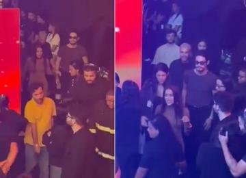 Anitta e Danilo Mesquita são flagrados em momento íntimo na Globo