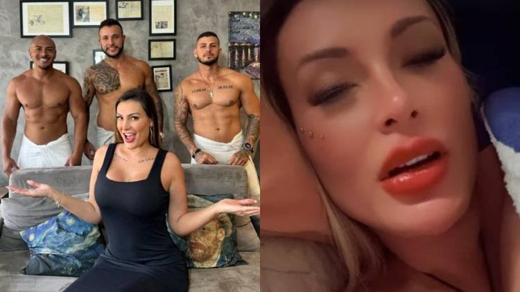 Influenciadora deu detalhes sobre a noite intensa de grava��es er�ticas 