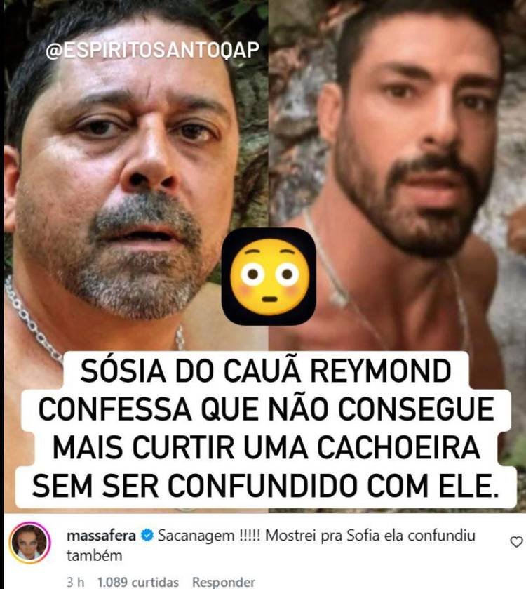 Grazi Massafera reage ao s�sia de Cau� Reymond