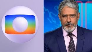 Não aguentou: Coube a William Bonner dar a notícia mais difícil da Globo aos prantos no JN